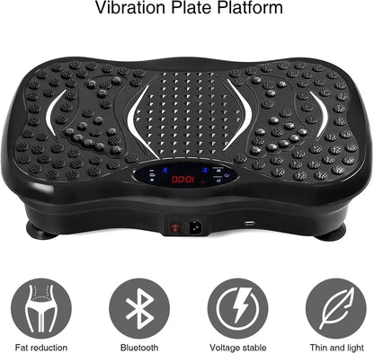 Waist Twisting  machine Vibration Exercise Machine with Remote Control and LED Display