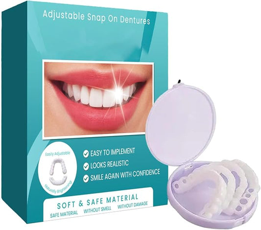Perfect Smile in Seconds — Snap-On Teeth Veneers!