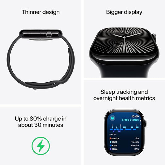 Apple Watch Series 10 GPS + Cellular 46 mm Smartwatch Mater Version