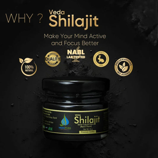 Natural & Pure Shilajit/Shilajeet Resin for Men & Women 50Gram